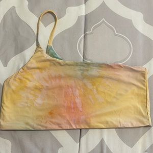 one shoulder bikini top